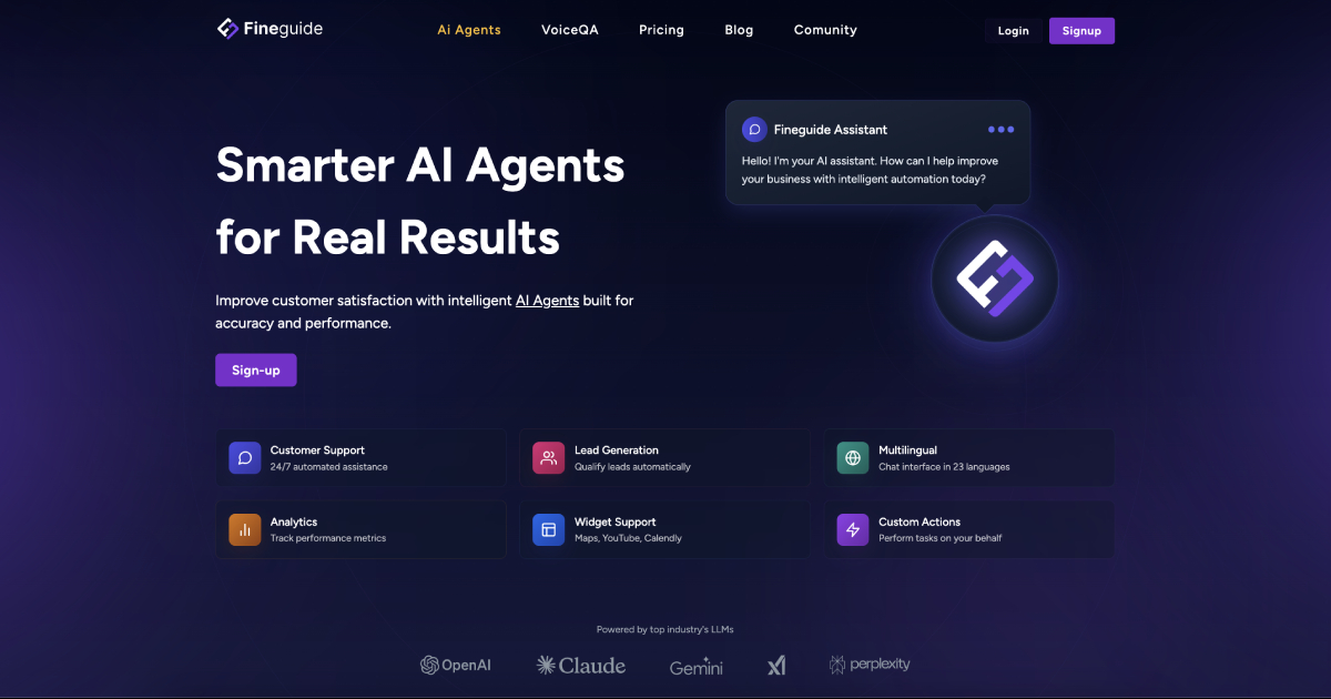 Fineguide.ai Launches on AppSumo: A New Era of AI-Powered Customer Support