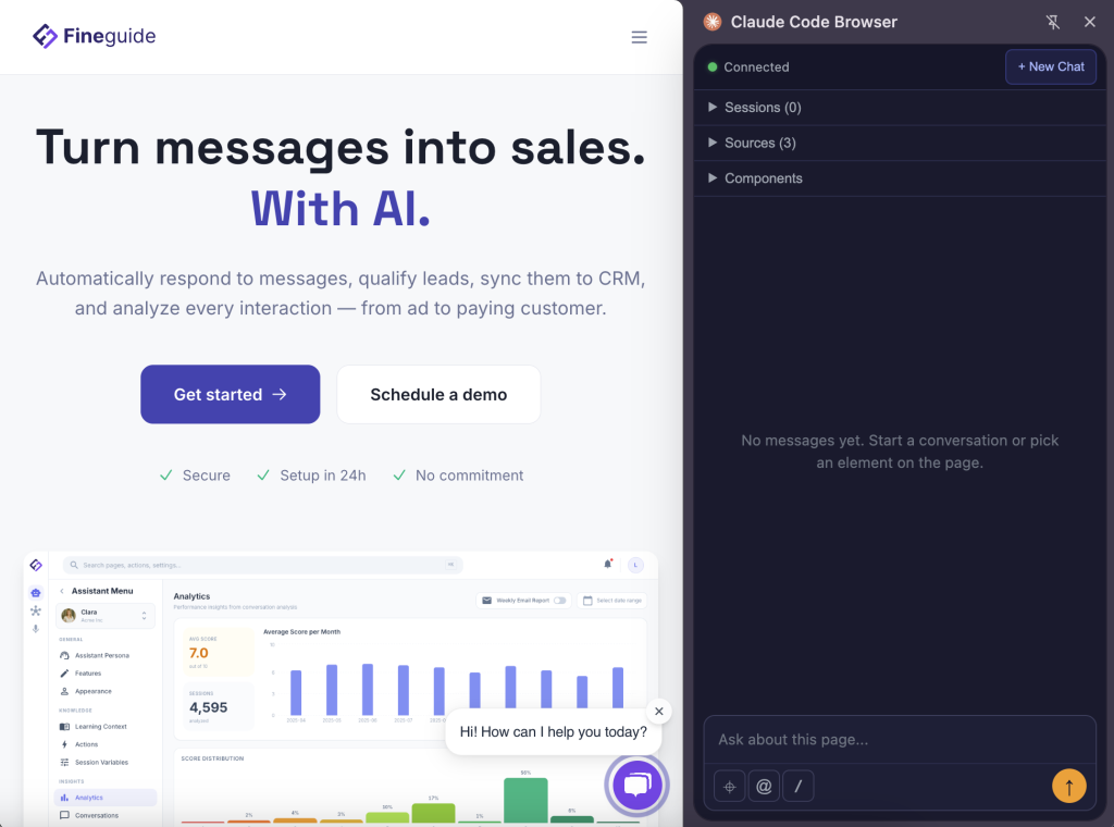 Introducing Fineguide’s Claude Code Browser Plugin: Bring Claude Code Into Your Browser